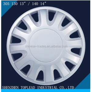 13 ''14'' ABS/PP cubierta de rueda de coche modelo Universal Material duro resistencia al desgaste Color plateado <span class=keywords><strong>tapacubos</strong></span> de llanta central barato - Product Image 5