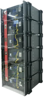 Paquete de Baterías Inteligentes BMS de 51.2V 100Ah 5kWh LiFePO4, Batería de Almacenamiento de Energía Montada en Rack con CAN RS485 para Inversores