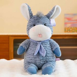 Peluche di Animali da Fattoria in Verde, Blu e Marrone, Morbidi Giocattoli a Forma di <span class=keywords><strong>Asino</strong></span> Neddy per Bambini e Bambine - Product Image 2