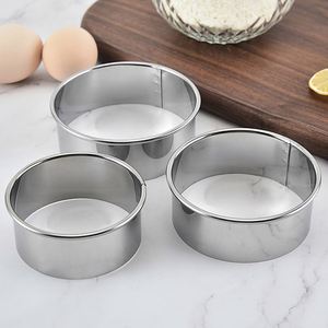 2025 New Round Stainless Steel <b>Cake</b> Tools Biscuit Dumpling Skin Cutting <b>Mold</b> for Kitchen Gadget and Baking - Product Image 1