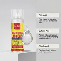 JUE FISH – Spray lubrifiant décapant de rouille pour le detailing automobile – Nettoyage doux des pièces de machine – Élimination de la rouille métallique – Éclaircissant