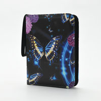 A6/A5 DIY diseño hojas sueltas restaurante Bill Memu carpeta cartera sublimación Pu Carpeta de cuero diario cuaderno con tarjetero
