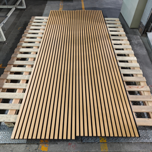 High Quality 4*8ft Acoustic Wood Panel Acoustic Panel Wood Acoustic Wood <strong>Wall</strong> Panel - Product Image 4