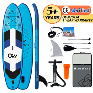 Vente flash : Planche de <span class=keywords><strong>paddle</strong></span> <span class=keywords><strong>gonflable</strong></span> tout usage de 11' (33 pouces) extra large, SUP Drop Stitch avec pompe pour la pêche, le yoga et les excursions - Product Image 1