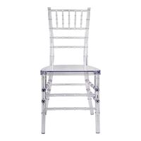 Chaise Napoléon pour mariage et événements de banquet, chaise d'hôtel empilable de style Chiavari avec structure métallique