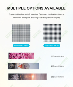 Film auto-adhésif souple transparent ultra-fin pour affichage LED sur fenêtre, écran en verre cristal P6 P8 P10 US1313/<span class=keywords><strong>2020</strong></span>/2121 P6 P8 - Product Image 4