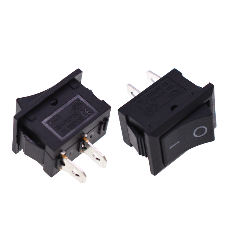 YZ Rocker Switch KCD1-101 15MM*21MM ON-OFF 2PIN Color With White/Black/Red Rocker Switches