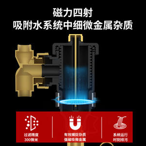 Factory Direct Supply Wall-Hung <b>Boiler</b> Underfloor Heating Magnetic Filters Prefilters Descaling Filters Water Filter Parts - Product Image 2