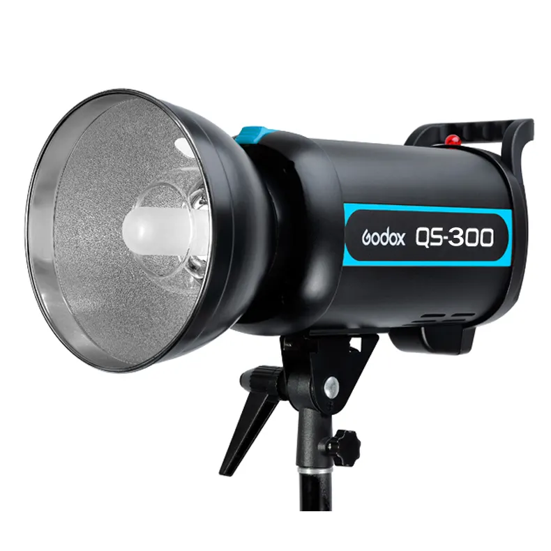 Godox QS-300 300Watt QS300 300W Studio Lampu Flash Foto Strobo untuk Potret Mode Fotografi Seni Pernikahan Gratis Pengiriman