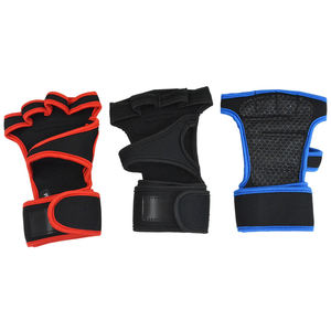 Gants de sport unisexes légers antidérapants avec logo personnalisé pour la musculation, entraînement sportif, bracelet élastique, demi-doigts, extérieur - Product Image 6