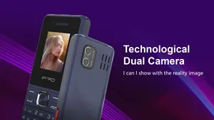 IPRO original A19 dual card dual standby feature phone 1800mAh bateria grande mini 2G feature phone