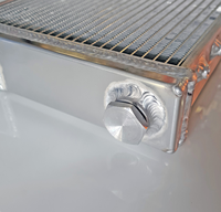 Nouveau Radiateur en Aluminium 5052 Argent Noir LT-CL-001 pour Austin Rover Mini Cooper 850 1000 1100 1275 (1959-1991) – Pièce de Remplacement