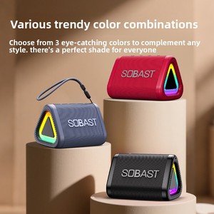 Sobes S21 Inalámbrico, Subwoofer de Plástico Resistente al Agua 5.3, Audio Bidireccional, Salida de 5W, Batería Integrada, Control Táctil, Portátil - Product Image 1