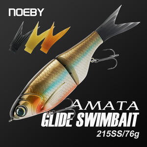 Señuelo de Pesca Articulado NOEBY Swimbait 215S Cola de Goma Dura Perfil de Sábalo Deslizante - Product Image 2