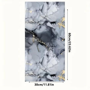 Autocollant mural autocollant effet marbre papier peint imperméable amovible pour chambre et salle à manger - Product Image 4