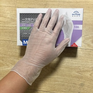 Gants jetables en PVC transparents Inco, 100 pièces, non stériles, pour le nettoyage et la protection en cuisine - Product Image 2
