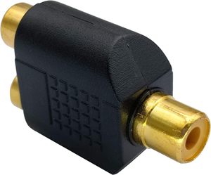 Hembra a 2 RCA Hembra Chapado en oro Audio Video Y Splitter Adaptador RCA Y Jack Cable Converter (5 Pack F \/F) - Product Image 5