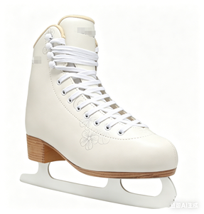 COUGAR Scarpe da Pattinaggio su Ghiaccio in Vera Pelle per Ragazze, Modello MB002 per Gare su Pista, Inverno/Primavera/Autunno - Product Image 2