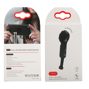 Convertisseur OTG professionnel 2 en 1, double répartiteur, extension de port de charge pour téléphone, support de bague numérique, <span class=keywords><strong>adaptateur</strong></span> de prise audio - Product Image 6