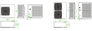 Pompe à chaleur air-eau R290 OEM ODM Wifi 16kW 19kW pour chauffage et refroidissement par le sol, pompe à chaleur EVI R290 pour appartement, certifiée CE, dernière génération R290 O - Product Image 6