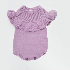 Combinaison en tricot pour bébé printemps-été, pulls en coton pour filles, gilets <span class=keywords><strong>sans</strong></span> manches pour tout-petits, vêtements en tricot pour nouveau-nés - Product Image 5