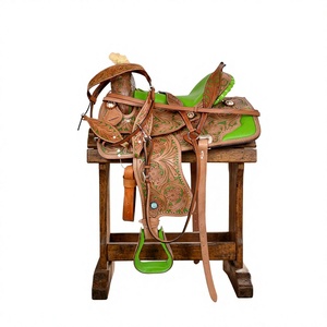 Silla de Montar Inglesa de Cuero de Búfalo Auténtico BS International, con Estructura de Madera, Diseño Personalizable de Alta Calidad, Silla de Montar Sostenible para Caballos - Product Image 1