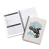 Carnets de dessin grand format au design unique pour l'impression professionnelle, idéaux pour l'école et le bureau, avec reliure spirale et couverture rigide