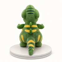 Peluche de dinosaure mignonne de haute qualité personnalisée, jouet en peluche OEM ODM, rembourrage en coton PP, pour cadeau d'enfant, décoration de la maison, souvenir