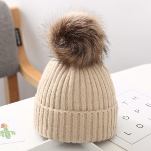 Mới Đến Tùy Chỉnh Dệt Kim Bé <span class=keywords><strong>Beanie</strong></span> Với Pompom Acrylic Len <span class=keywords><strong>Hat</strong></span> Cho Trẻ Em Ấm Áp Windproof Thể Thao Tay Cậu Bé Cô Gái Beanies - Product Image 5