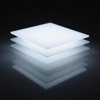 Panneau diffuseur optique pour lampes LED, boîtes à lumière et plafonniers de bureau