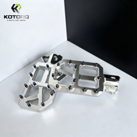 Repose-pieds larges CNC KOTORQ pour Surron Light Bee X LBX Y-Style, en aluminium antidérapant, pour moto électrique tout-terrain, amélioration des repose-pieds