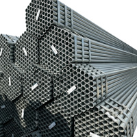 Pipa Baja GI Celup Panas Galvanis Bulat 25mm 0.6mm Harga Rumah Kaca Pipa Baja Karbon untuk Sistem Saluran Air Irigasi