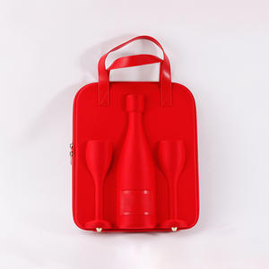 Boîte de rangement en EVA moulée <span class=keywords><strong>intégrée</strong></span>, étanche, antichoc, pour champagne, vin de raisin, gobelet haut, fermeture éclair - Product Image 3