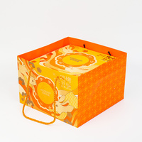 Boîte à dessert avec poignée, finition mate, vente en gros, boîte cadeau pour anniversaire, fête, gâteau, pâtisserie, emballage en papier
