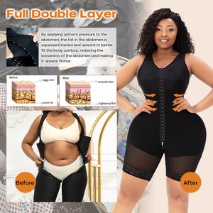 Tummy Bodyshaper Mở Đáy Quần Ngực Hỗ Trợ Bài Op BBL Faja Đầy Đủ Cơ Thể Columbian Shapewear Phụ Nữ Fajas Colombianas Mông Nâng Lên - Product Image 4