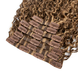 Wholesale Skin Raw Virgin Cuticle Aligned 17 Invisible <strong>Clips</strong> <strong>Clip</strong> <strong>in</strong> <strong>Hair</strong> Extensions 100% Human <strong>Hair</strong> Seamless <strong>Clip</strong> <strong>Ins</strong> - Product Image 5