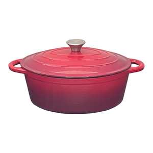 Chuihua Nhà Máy Đúc Màu Đỏ Sắt Men Lớp Phủ Không Dính Thịt Hầm Bộ Thấp Moq OEM Hiện Đại Cổ Điển Nhà Bếp Đồ Nấu Nướng Chậu - Product Image 5