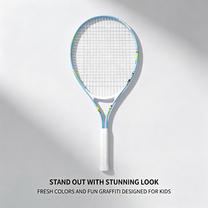Factory Wholesale Carbon Fiber Graphite Tennis Racket With Carrying Bag For Beginners Training Easy To <b>Swing</b> <b>Frame</b> - Product Image 5