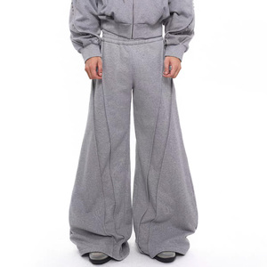 Custom Scimitar Sweatpants High Quality 100% Cotton Terry Casual Stitching Men's Sweatpants Elastic Waist Scimitar Pants