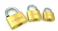 Cadenas en laiton robuste à clé identique 40 mm, en cuivre massif, pour la sécurité extérieure des portails, clôtures et entrepôts