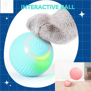 Juguetes interactivos de entrenamiento, juguetes de hierba gatera que se mueven automáticamente para gatos, pelota eléctrica para mascotas, pelota rodante automática, juguetes inteligentes para gatos - Product Image 3