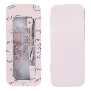 Kit de Geometría Matemática de 7 Piezas, Juego de Papelería para Estudiantes que Incluye Regla, Compás, Borrador, Recambios de Minas para Dibujos y Esbozos - Product Image 4