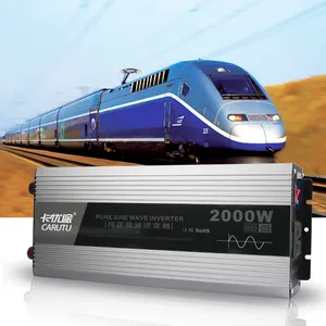Tren güç inverteri 2000 watt saf sinüs dalga invertör 110VDC 220VAC demiryolu güç inverteri