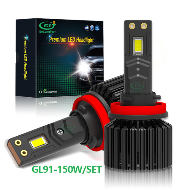 35000LM Super Bright Bulb GL91 H8 H9 H11 H16 H7 H4 12V 24V 10-30V 150w 140w Led Headlight Bulb