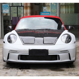 2011-2018 Car Upgrade Carbon Fiber 992 Style Wet Carbon Front Fiber Bumper <b>Engine</b> <b>Hood</b> Fender New Condition Fit for 911991 - Product Image 3