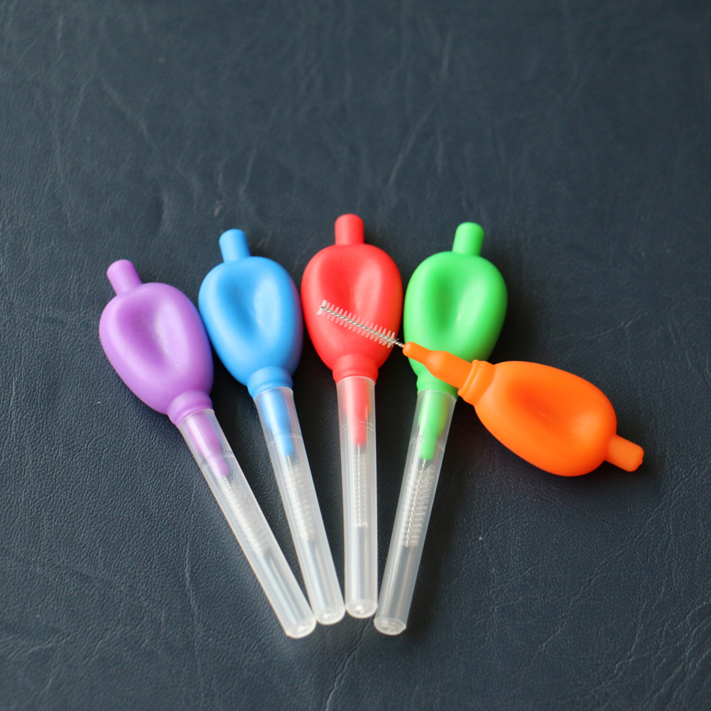 Биоразлагаемые многоразовые стоматологический для ухода за межзубным пространством зубная щетка проволочная щетка для ухода за межзубным пространством