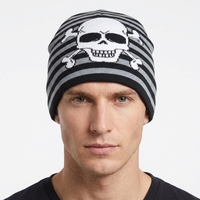 Bonnet Jacquard en Acrylique Tricoté, Durable, Doux et Chaud, avec Logo Personnalisé, pour l'Hiver, Style Décontracté Urbain, Confortable et Douillet