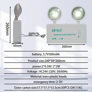 Luz de Señalización de Salida de Emergencia LED Recargable Profesional Tuoming, Luces de Salida de Emergencia - Product Image 3