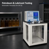 Testeur automatique de viscosité cinématique des produits pétroliers avec tube capillaire Ubbelohde et contrôle de température pour huile de lubrification