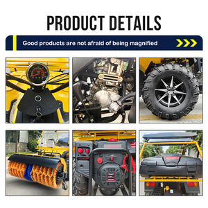 Balayeuse et charrue à neige haute performance, grande capacité, faible bruit, avec moteur 6,5-15 CV, efficacité de travail de 4000 m³/h - Product Image 5